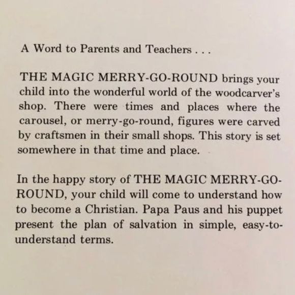 MAGIC MERRY-GO-ROUND HARDBACK BOOK - Picture 5 of 10
